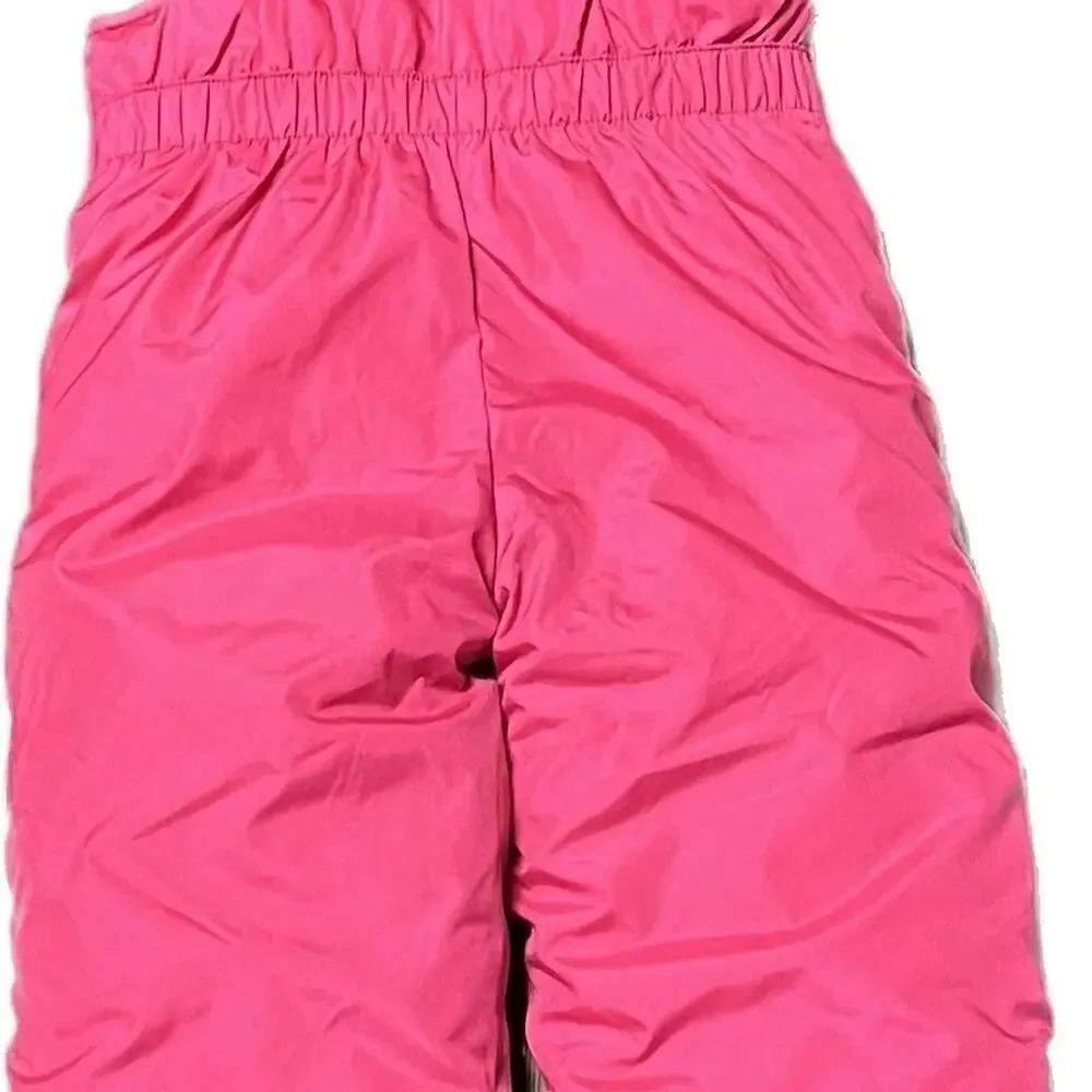 CARTERS PINK GIRLS SNOW BIBS SIZE 18MO MINT